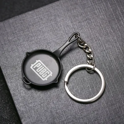 

Game PUBG PLAYERUNKNOWN BATTLE FIELDS Key Metal Buckle Periphery Ornaments Pan Pendant Suit Punk style keychain