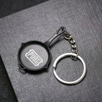 game pubg playerunknown battle fields key metal buckle periphery ornaments pan pendant suit punk style keychain