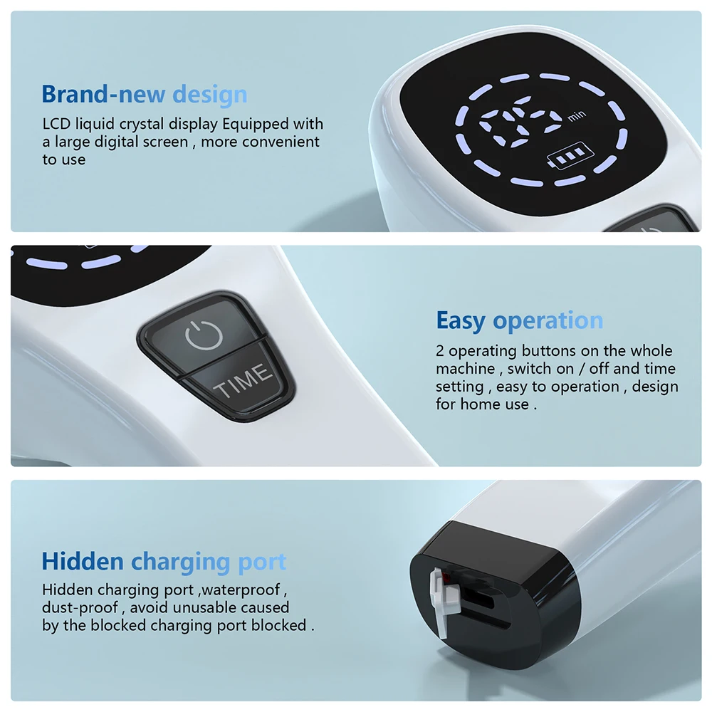 Портативный низкоуровневый лазерный терапевтический прибор холодной лазерной