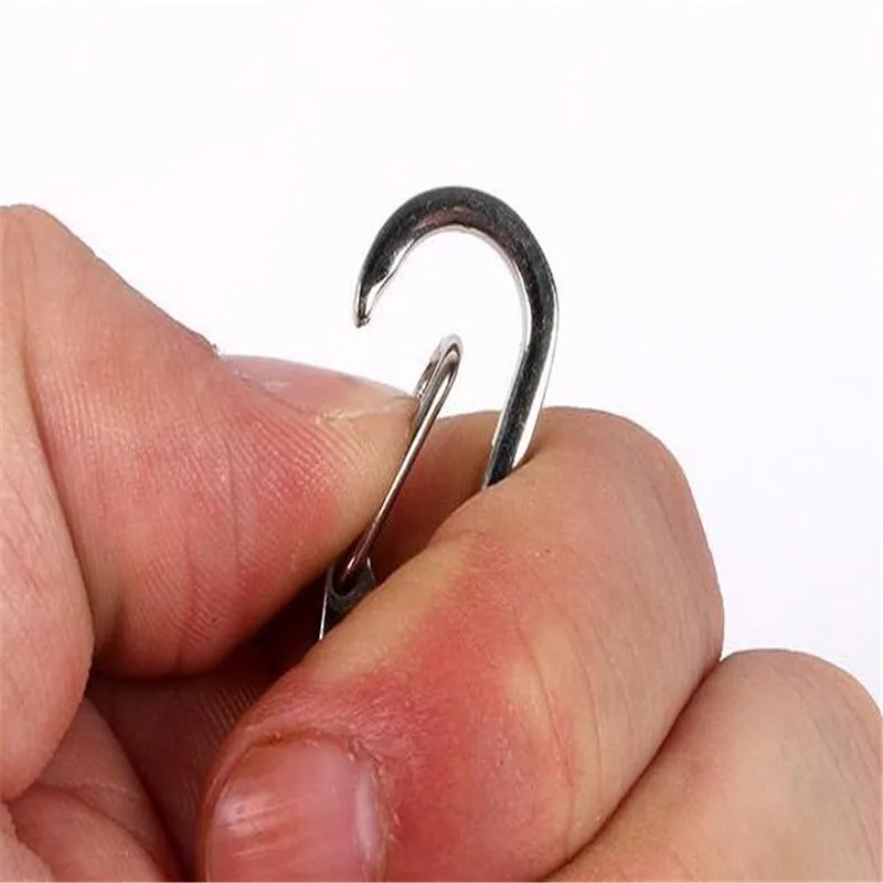 10 шт. мини брелок для ключей Карабин D типа подвесная пряжка маленький крючок