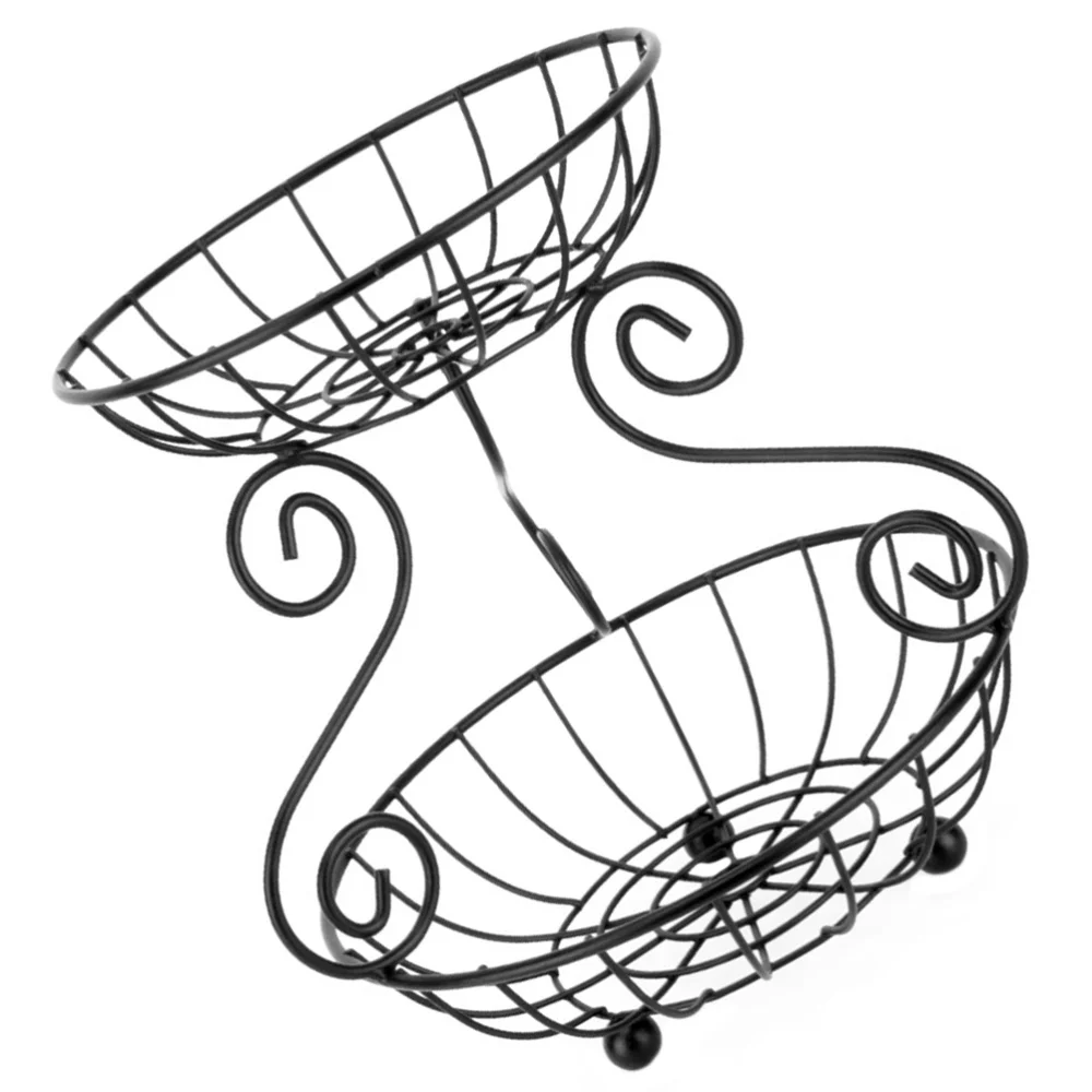 

Iron Art Organizer Creative Fruits Vegetables Container Household Storage Basket