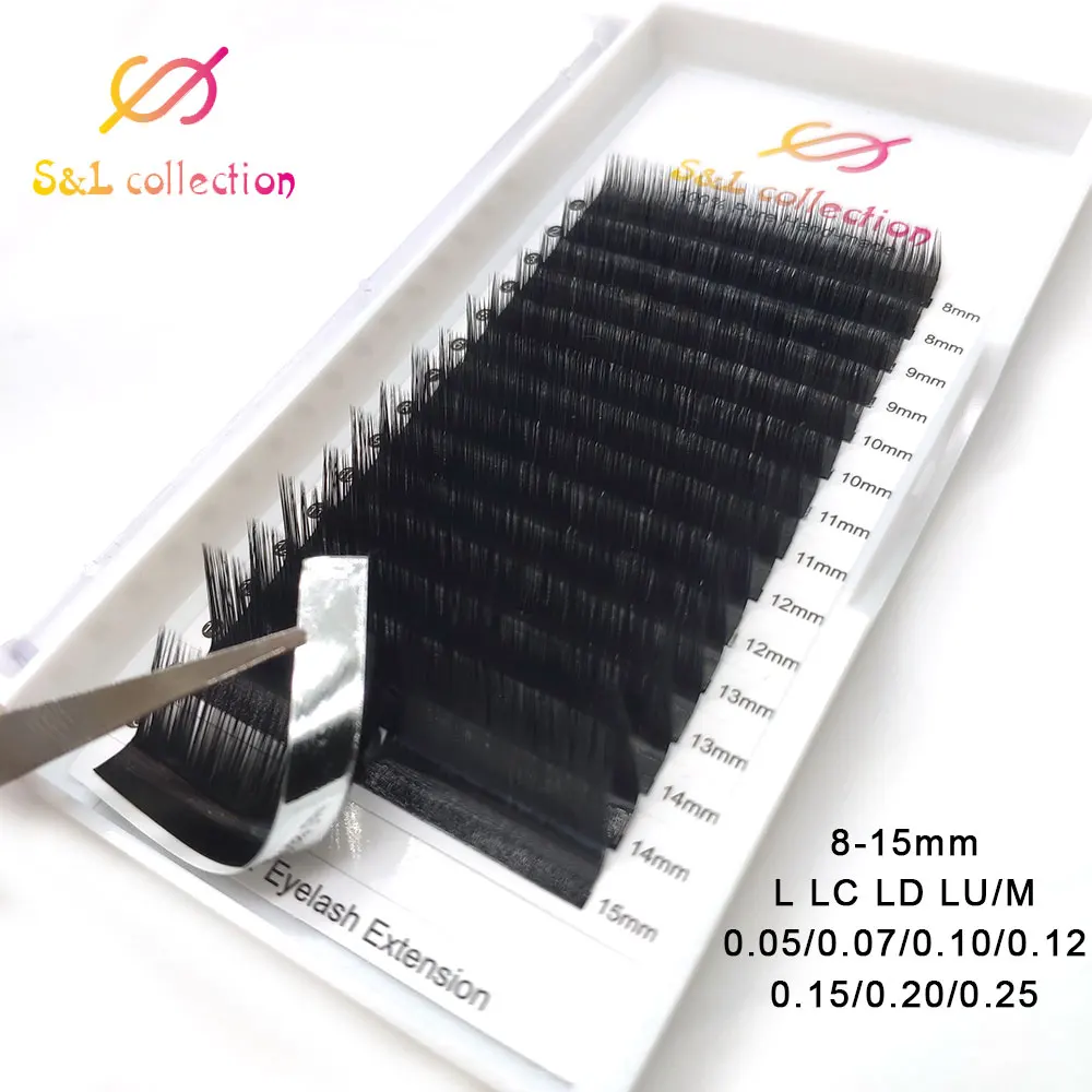 L/LC/LD/LU curl Mix L ресницы Curl для наращивания индивидуальные мягкие макияжа | Красота и