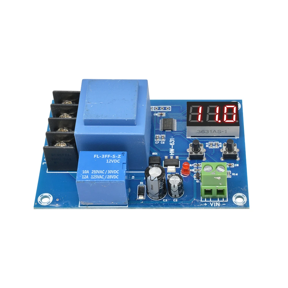 Цифровой светодиодный модуль с ЧПУ для контроля заряда литиевых батарей питания