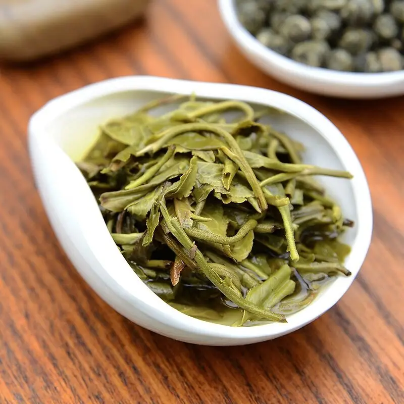 

2020 Natural Organic Fresh Chinese Top Jasmine Green Tea Jasmine Dragon Pearl Fragrance Flower Slimming Tea Kung Fu