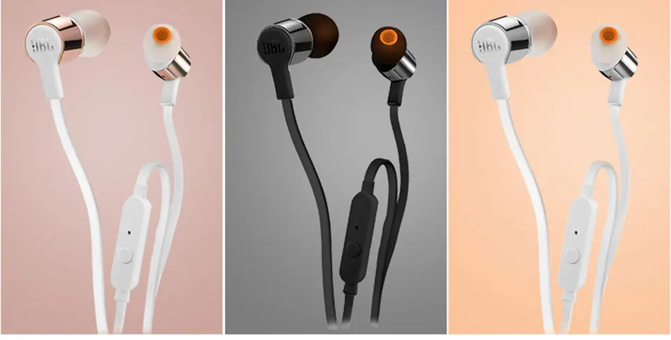 JBL T210 3,5 мм проводные наушники стерео бас Музыка спортивная Гарнитура 1 кнопка дистанционного вызова с микрофоном для iPhone/Xiaomi/huawei