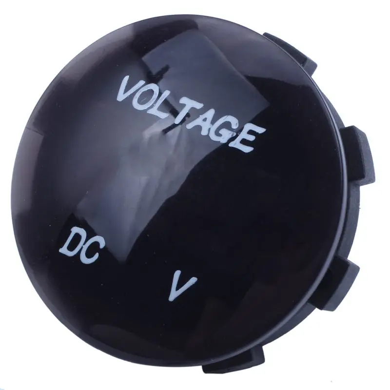 

5V-25V DC Voltmeter LED Digital Display Panel Mounted Round Waterproof Car Motorcycle Car