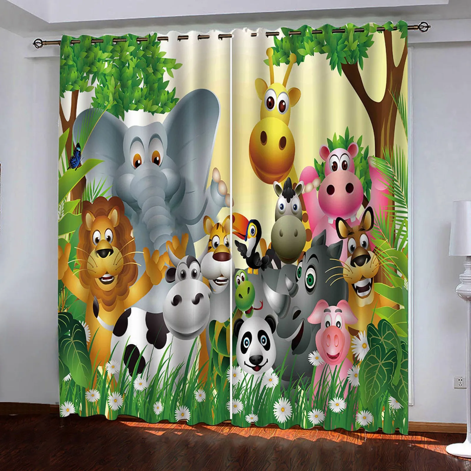 

Cartoon Planet Blackout Curtain For Kids Room Children Curtains For Baby Boys Bedroom Living Room Window Curtain For Child
