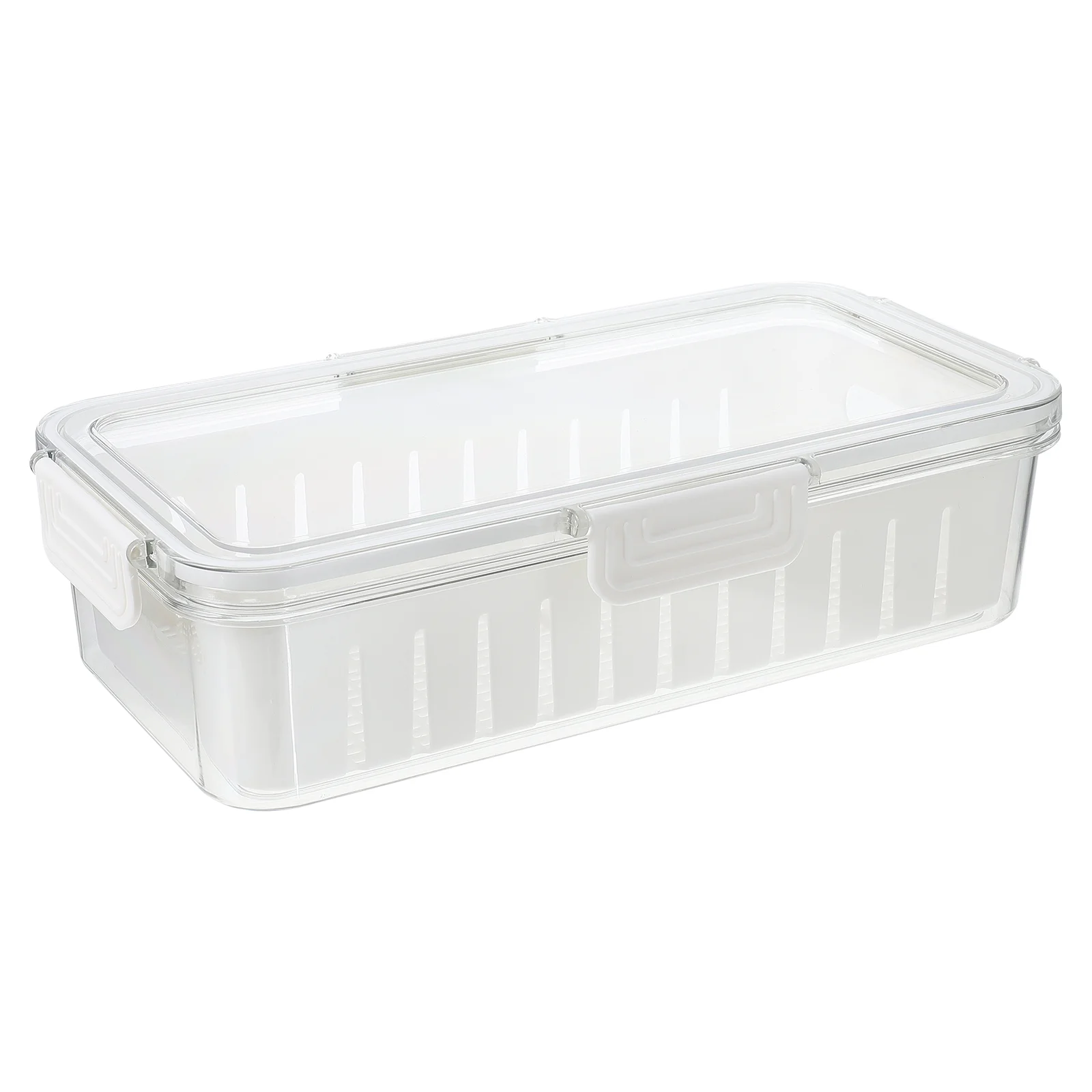 

1Pc Home Kitchen Food Storage Boxes Lidded Food Drainage Boxes Storage Holder
