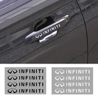4 шт. наклейки на дверную ручку автомобиля, Защитная пленка для Infiniti Q50, Q70, QX70, FX35, Q30, G37, QX60, G35, Q60, QX50, QX80, QX30, JX35