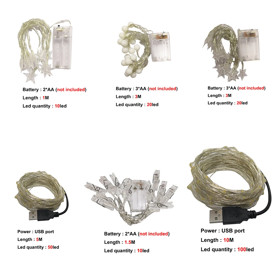 Светодиодная гирлянсветильник из медной проволоки празднисветильник освещение