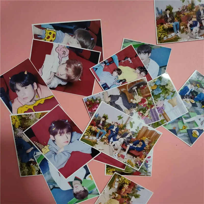 Новый альбом 16 шт./компл. KPOP TXT новинка книга мечты: Волшебная серия фотокарточки