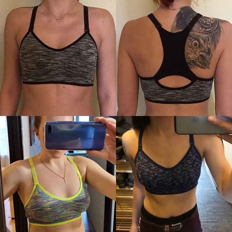 MAIJION Ударопрочный Мягкий Спортивный бюстгальтер Женский Регулируемый бесшовный