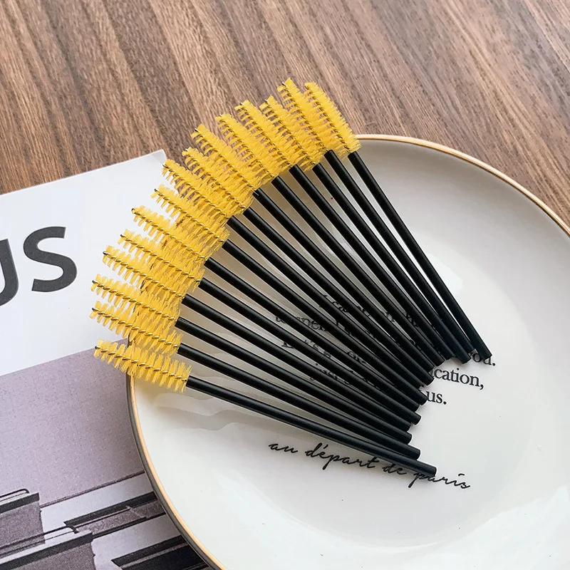 

Eyelash Extension Supplies Kit Professional Brushes Mix Color Nylon Material Eyelash