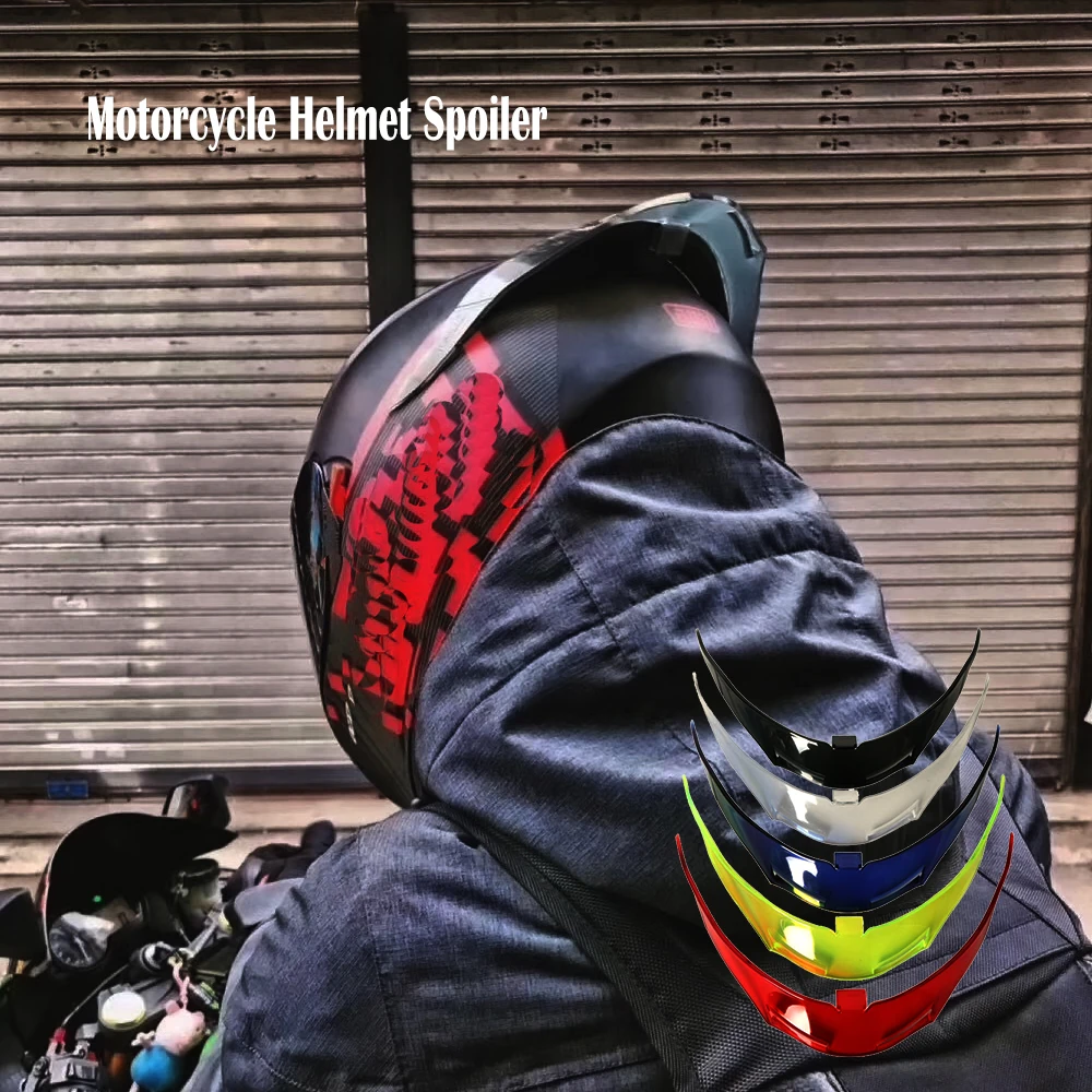 Universal Motorcycle Helmet Decoration Big Tail Moto Casco Accessories Helmets Spoiler Personality for AGV |