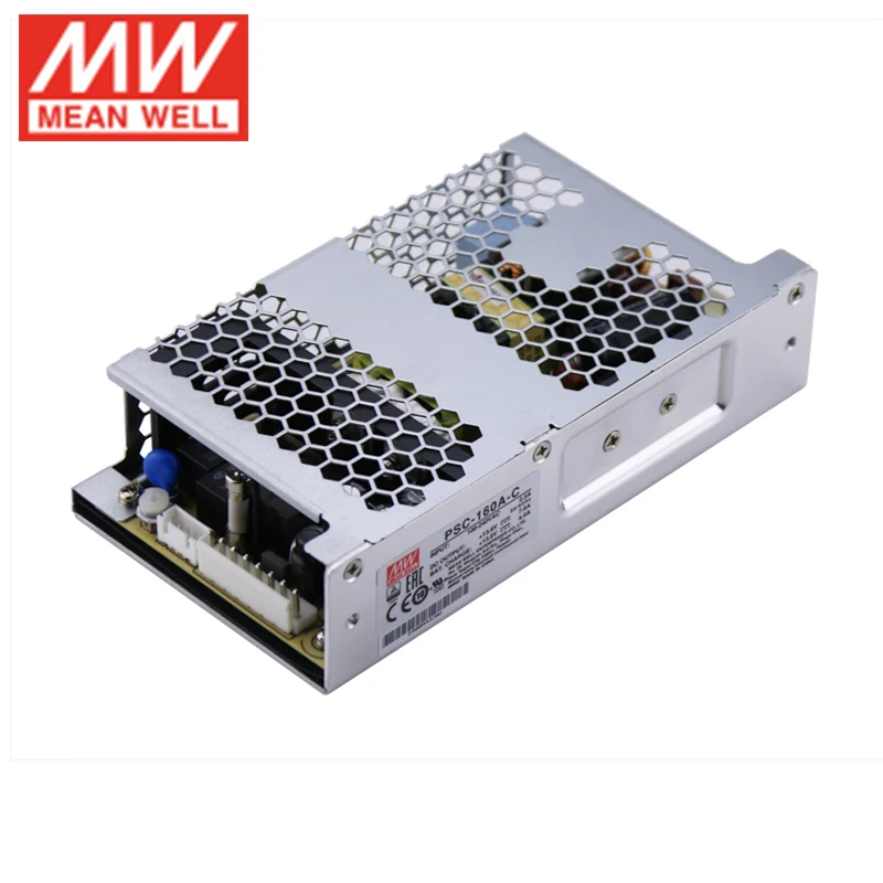 MEAN WELL PSC-160A-C 160 Вт импульсный источник питания 13 8 В DC 7.6A 4A закрытый тип с чехлом