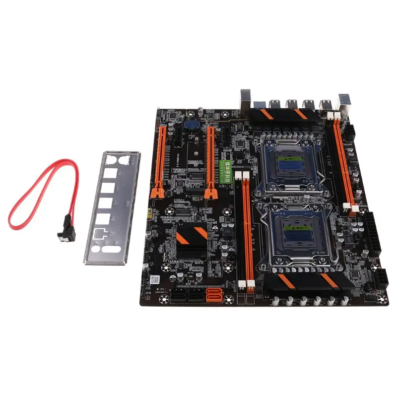 

X79 Dual CPU LGA2011 Motherboard E5 4xDDR3 DIMM Desktop Computer Mainboard M.2 24BB