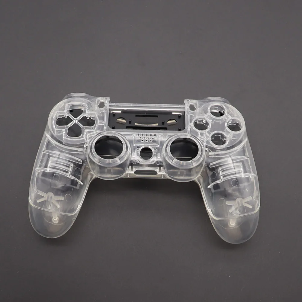 PS4 V1 Controller Full Set Housing Case transparent Clear Shell Cover Replacement Buttons for Sony PlayStation 4 Accessories | Электроника