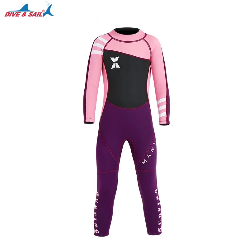 Kids Wetsuits 3mm Neoprene Children's Wetsuit for Boys girls Swimming Diving Rash Guard Surfing