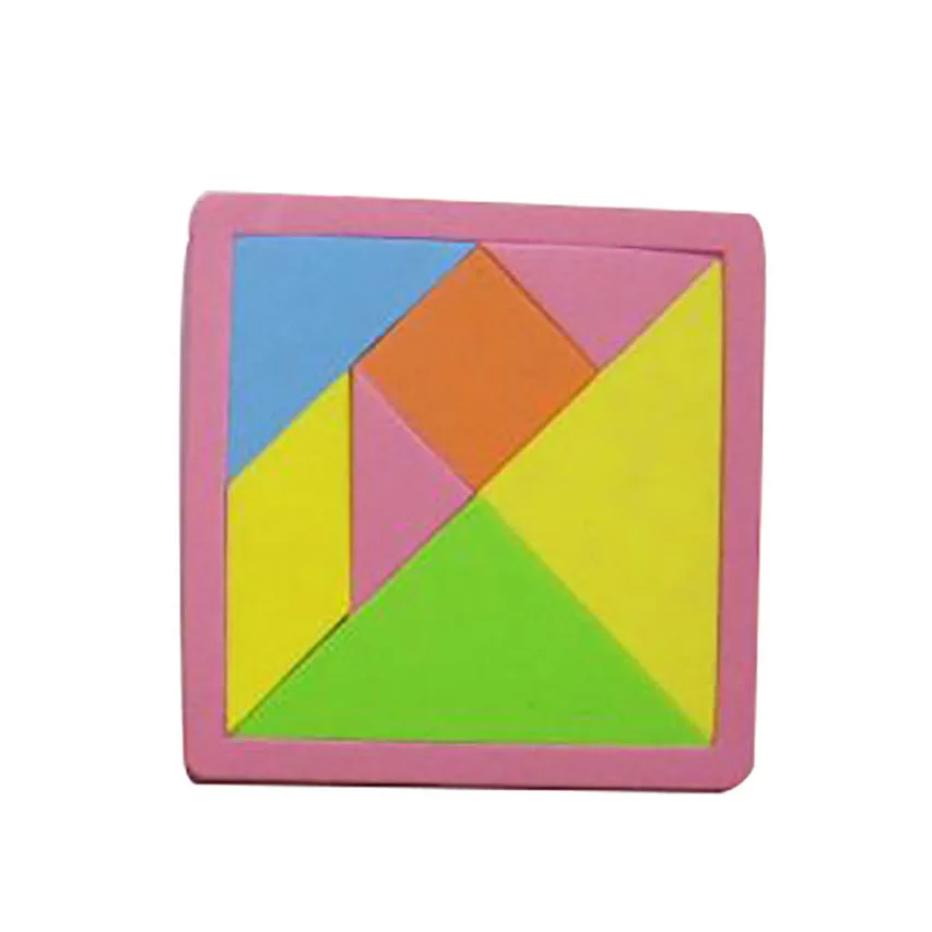 7 штук EVA пена Tangram мозга обучающая игра головоломка детские игрушки|Пазлы| |