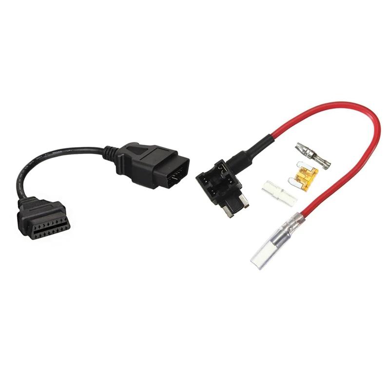 

1 шт., 16-контактный удлинитель для адаптера OBD2 и 1 шт. отсечки питания