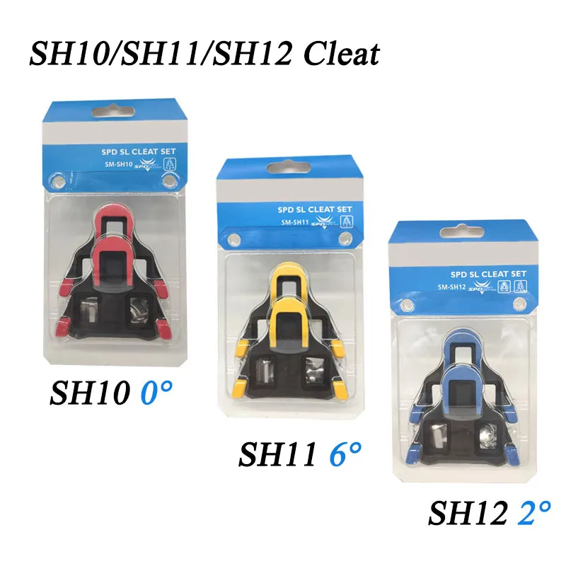 

Brand New SPD-SL SH10 SH11 SH12 Road Bike Locking Pedal Cleat For Shimano Bicycle Pedals Plate Clip Cleats Bike Accessories