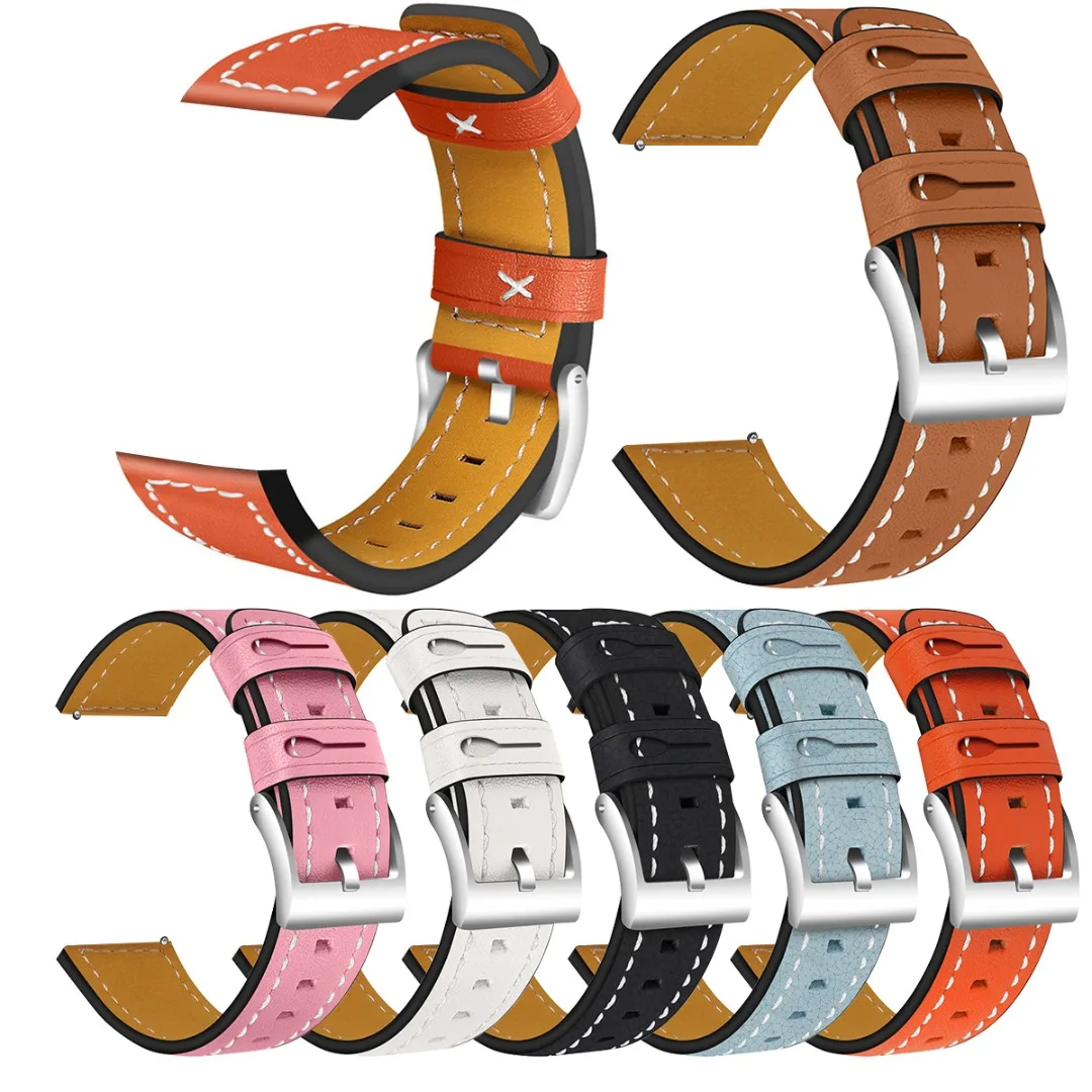 

Браслет из натуральной кожи для умных часов Fitbit Versa/Versa 2/Versa Lite