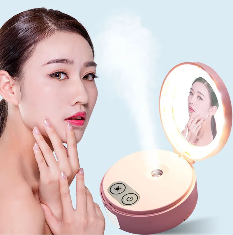 Карманное зеркало для макияжа со светодиодной подсветкой | Красота и здоровье