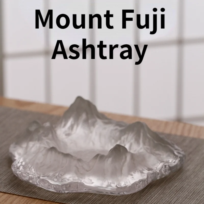

Японская пепельница для горы Fuji, хрустальный стеклянный айсберг, Снежная гора, чаша для сигар, для бара, клуба, офиса, домашний декор, шкатулк...