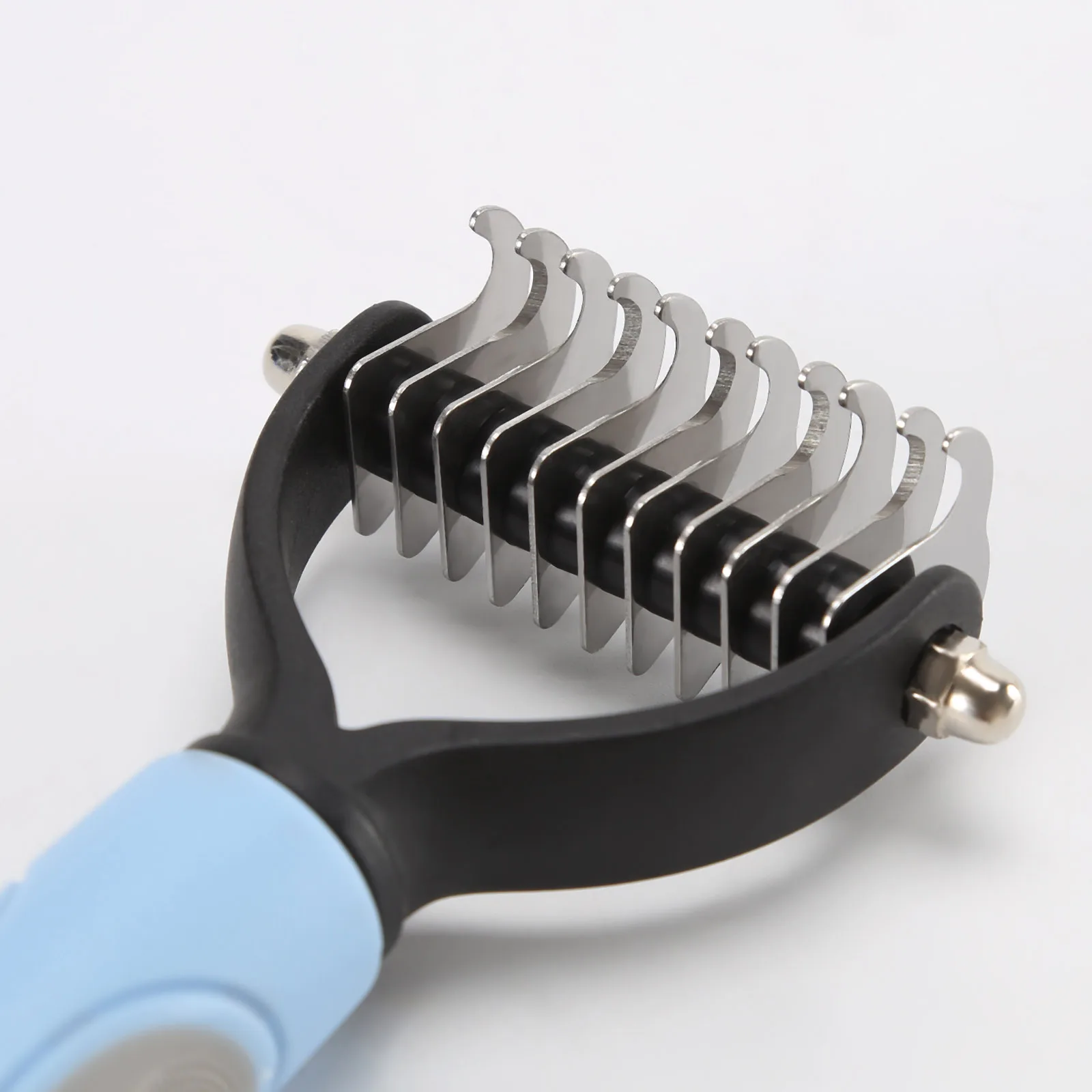 

Removal Comb for Dogs Cat Detangler Fur Trimming Dematting Deshedding Brush Grooming Tool For matted Long Hair Curly Pet