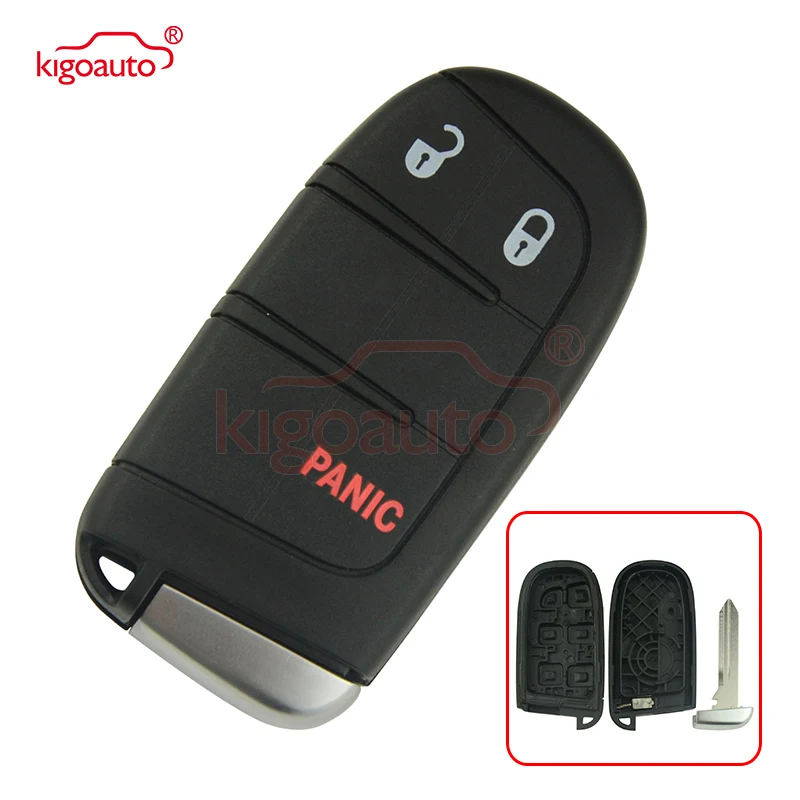 

Kigoauto умный чехол для ключей чехол 3 кнопки для Dodge Journey Durango Jeep Grand Cherokee 2011 2012 2013 2014 2015 M3N-40821302