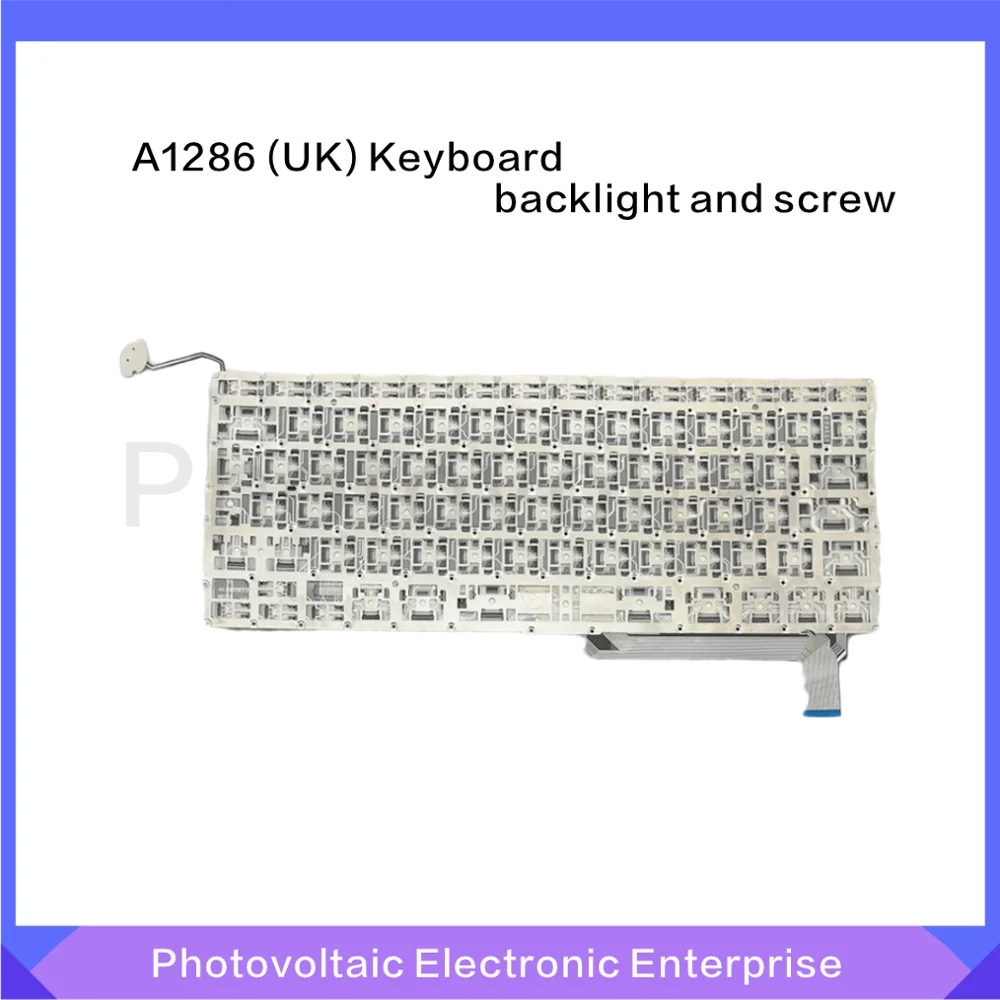 Новый ноутбук A1286 английская клавиатура для Apple Macbook Pro 15 &quotдюймов UK Клавиатура с
