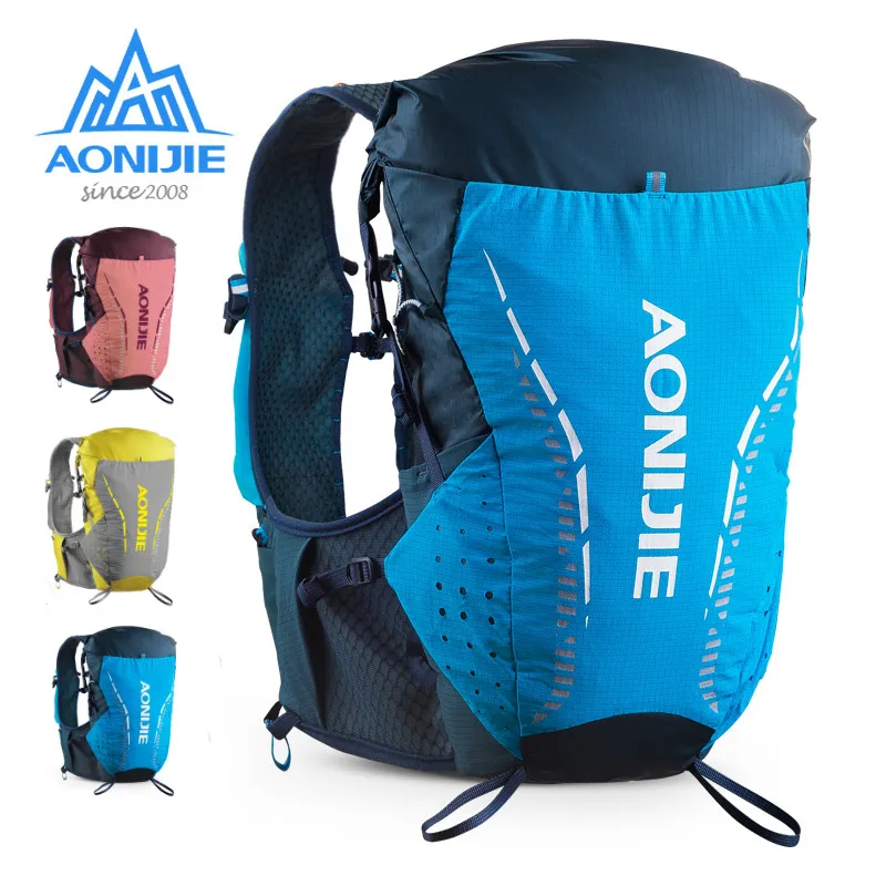 AONIJIE C9104S Ultra Vest 18L Hydration Backpack Pack Bag Soft Water Bladder Flask Hiking Trail Running Marathon Race SM ML L/XL