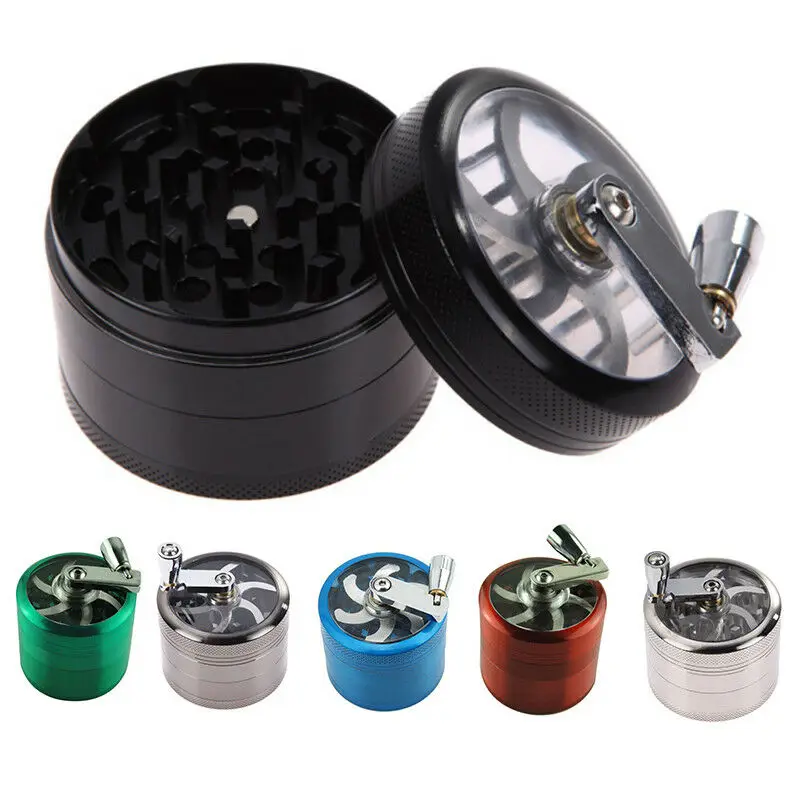 

Alloy Herbal Herb Tobacco Grinder 55MM Spice Weed Grinders Smoking Pipe Accessories Gold Smoke Cutter