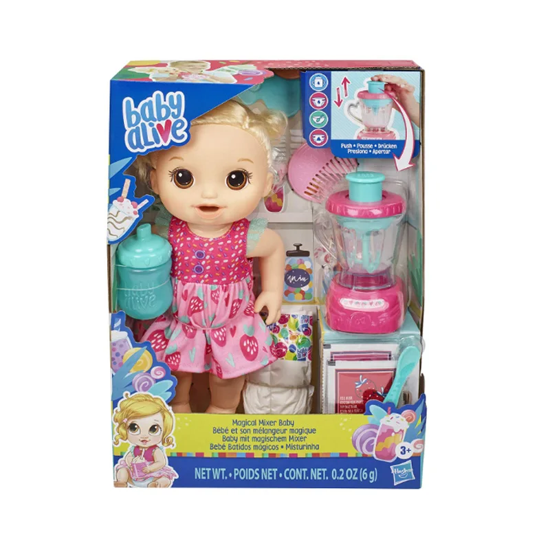 Интерактивная кукла Hasbro для девочек игрушка игр подарок в виде сока питьевой