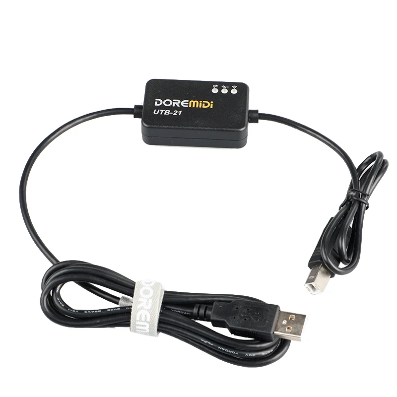 UTB-21 MIDI-адаптер для Windows Mac iOS Android педаль задержки гитары тюнер блок питания миксер