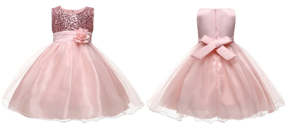 Children Halloween Girl Costume Princess Dress Toddler 7 Colors Candy Wedding Dresses for Girls Flowers Kids Holiday Gift