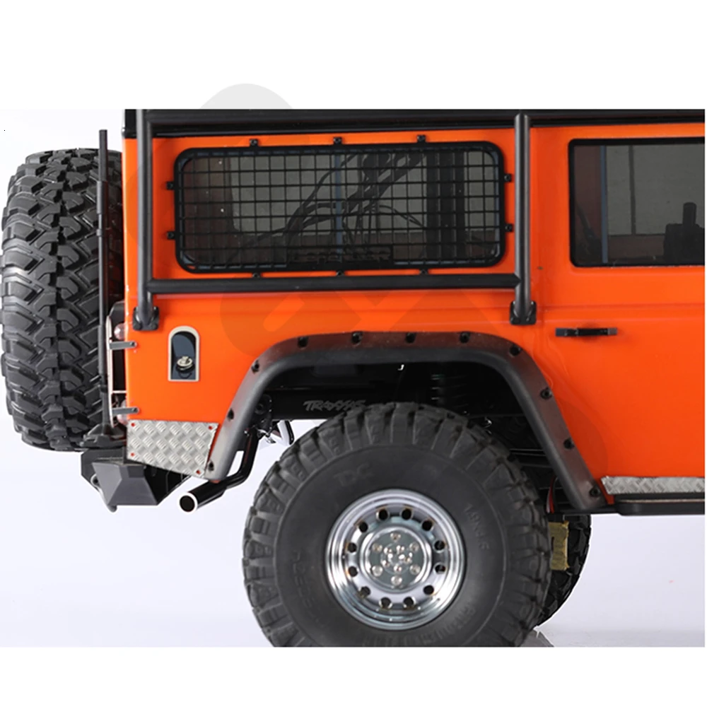 RC автомобиль металлический хвост двойной выхлопной трубы для 1/10 RC Гусеничный автомобиль TRX4 TRX-4 82056-4