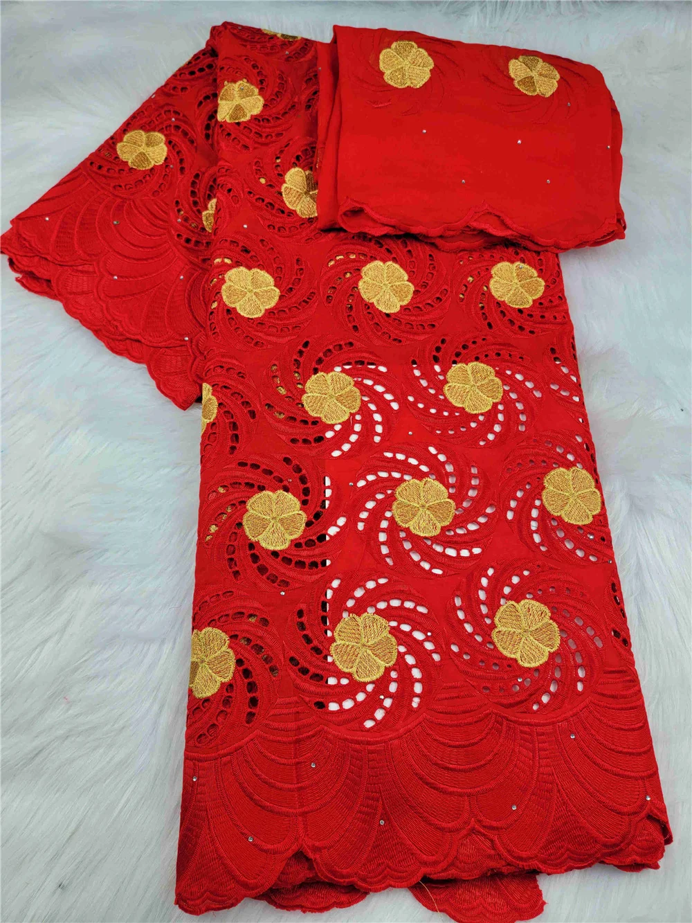 

newcoming 2021 the latest cotton lace 5+2yards african swiss voile lace fabric for clothes sewing A326013