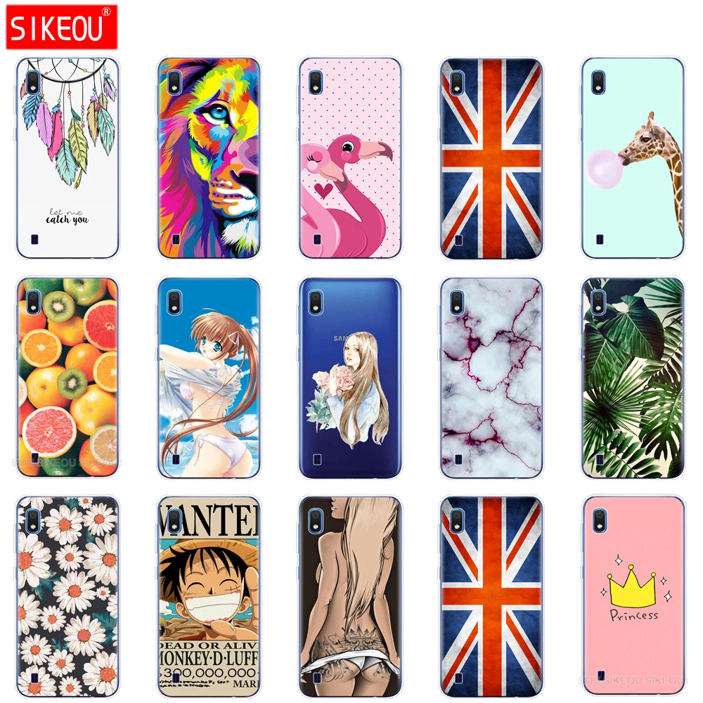 Чехол cartoon SM A105F A105 силиконовый для Samsung Galaxy A10|Бамперы| |
