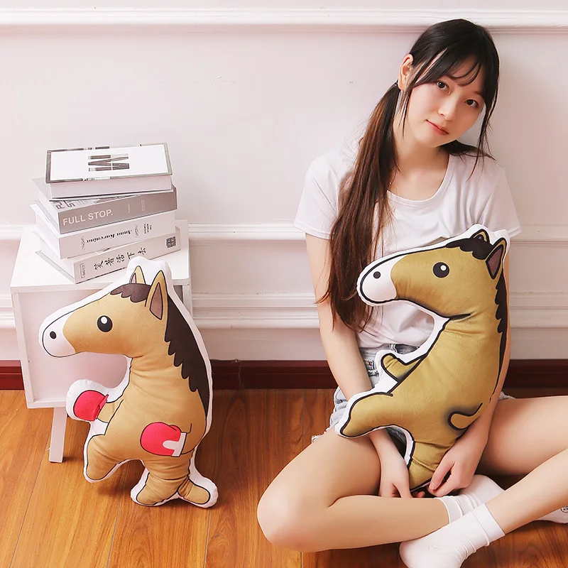 

Cartoon Simulation Horse Plush Toys with Heart Soft Stuffed Animal Toys for Children Kids Girls Birthday Gift Baby Brinquedos