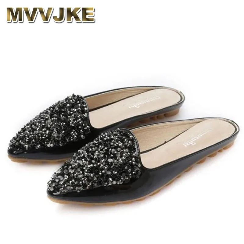 

MVVJKEWomen шлепанцы; Сезон лето; Босоножки с открытой пяткой; Шлепанцы без задника с открытыми пальцами тапочки с плоской подошвой для женщин Ст...