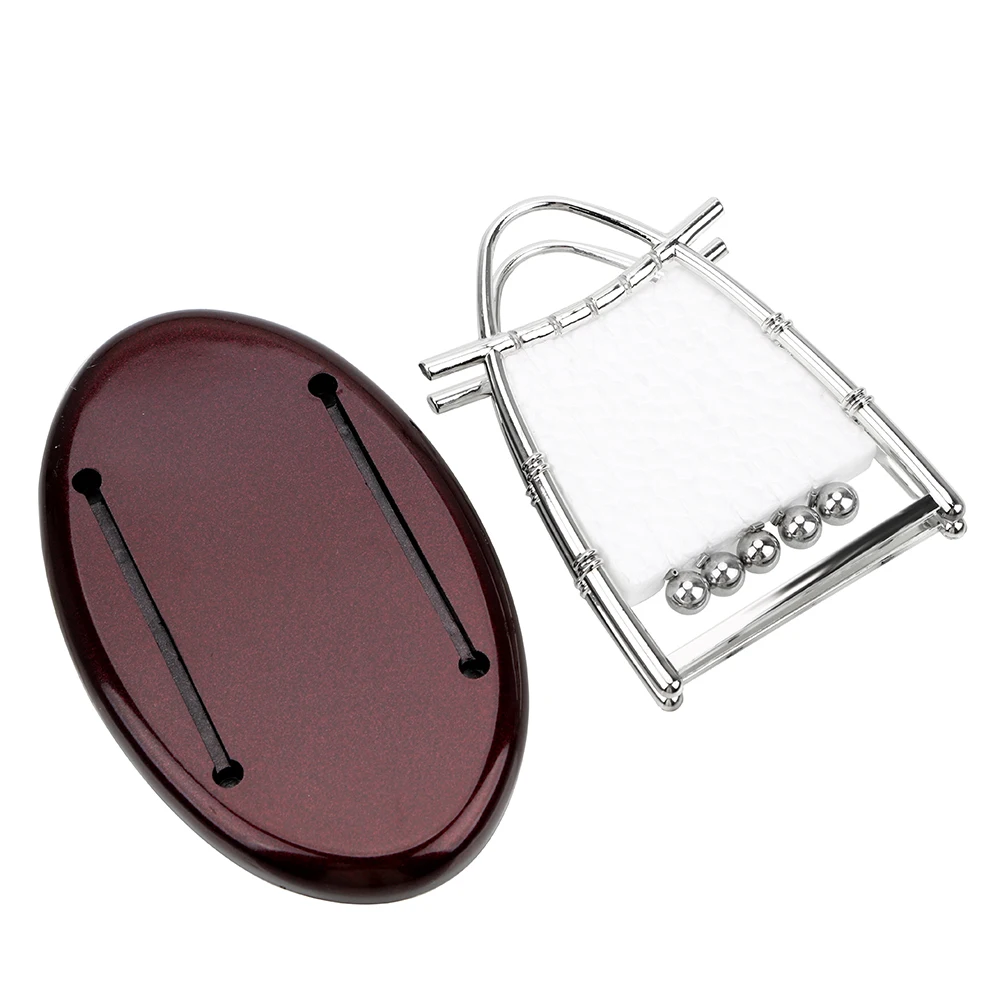 

Metal Pendulum Ball Newtons Cradle Steel Balance Ball Craft Educational Toy Physics Science Home Desk Decoration