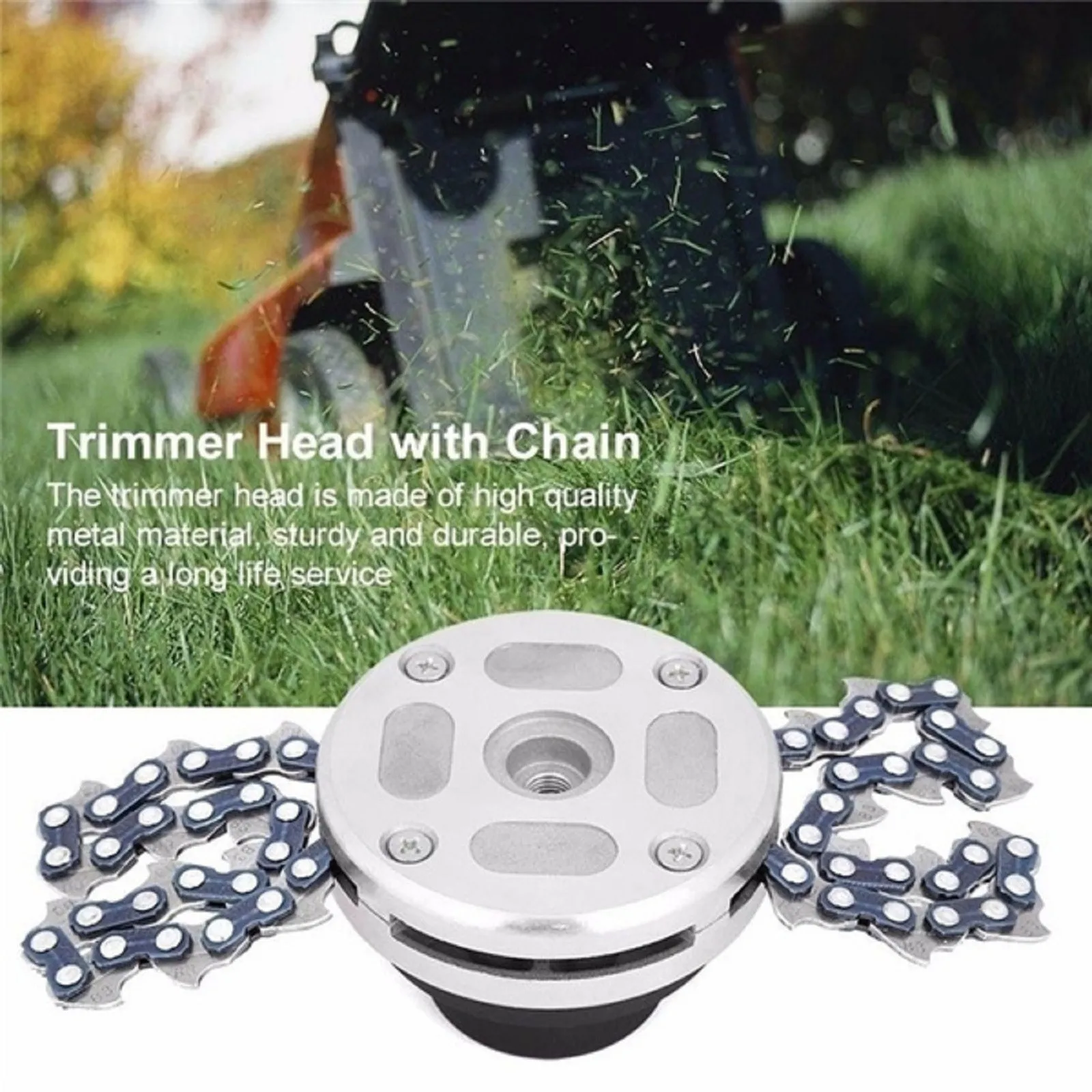 

65Mn Universal Lawn Mower Chain Trimmer Head Chain Brushcutter for Trimmer Garden Grass Brush Cutter Tools Spare Parts