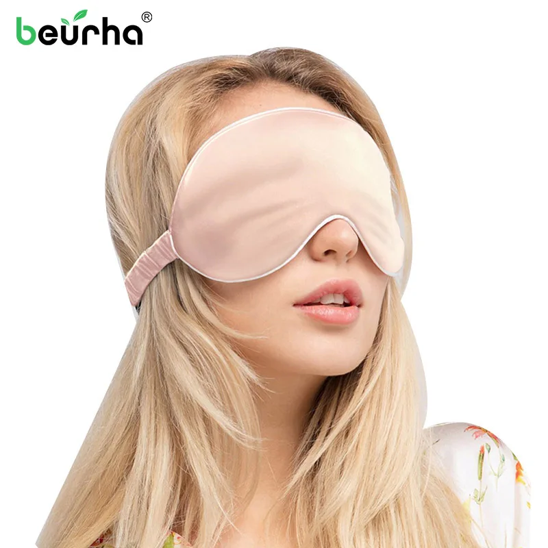3D шелковая маска для век для сна, маска для ухода за глазами, покрытие, повязка на глаза, дышащая мягкая, затеняющая повязка на глаза, Массажер Для Расслабления Глаз, инструменты для красоты
