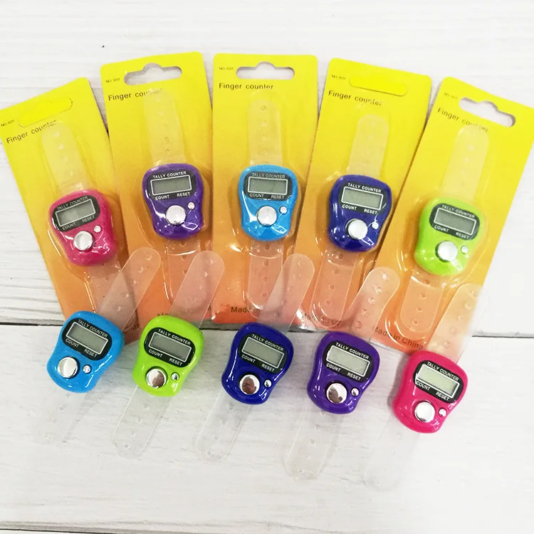 ЖК электронный цифровой мини Ручной таймер для подсчета пальцев и строчки игры в