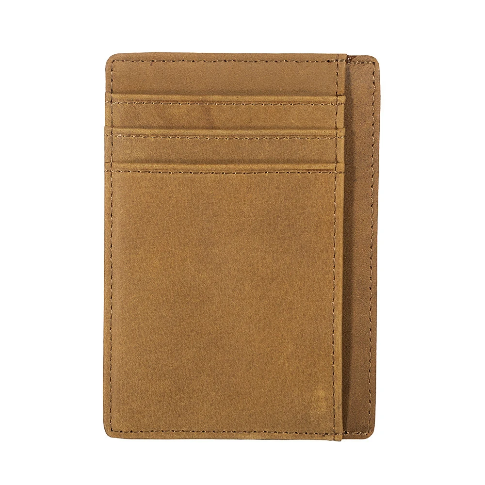 Супертонкий мягкий кошелек из натуральной кожи мини для кредитных карт