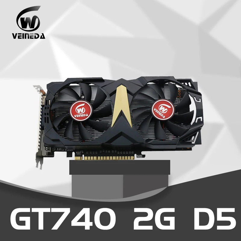 Видеокарта VEINEDA оригинальные новые графические карты GT740 2 ГБ GDDR5 128 бит 740 HDMI