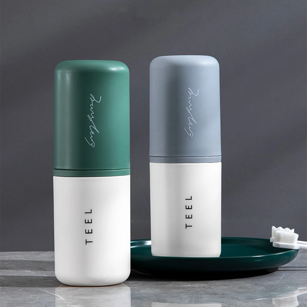 Простой Стакан для полоскания рта домашняя дорожная зубная щетка портативный