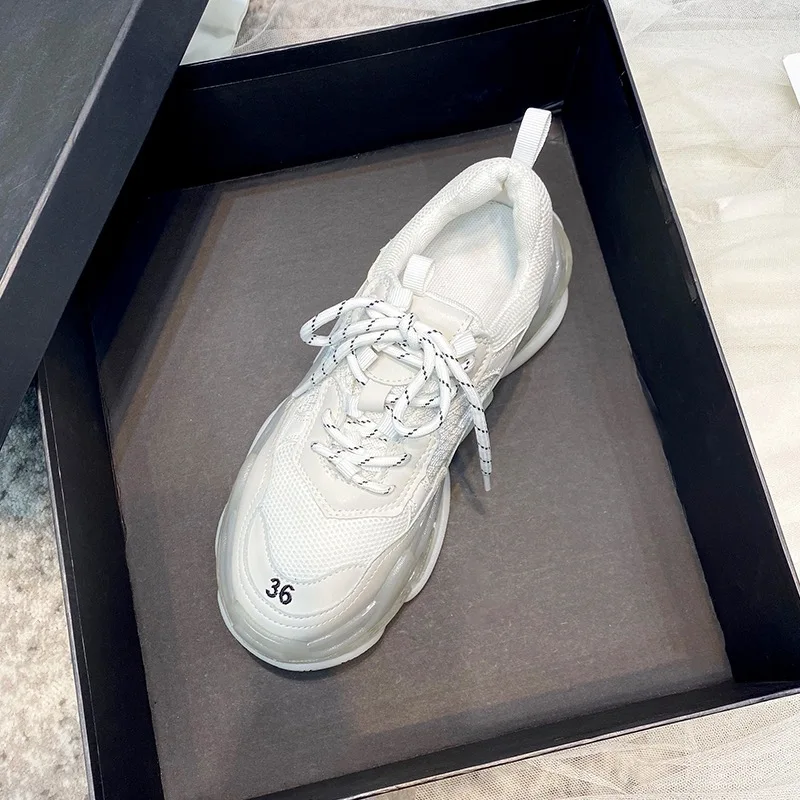 

2021 Classic Women's Shoes luxury brand calzado deportivo mujer casual platform Increase White shoes hypersoft Air cushion