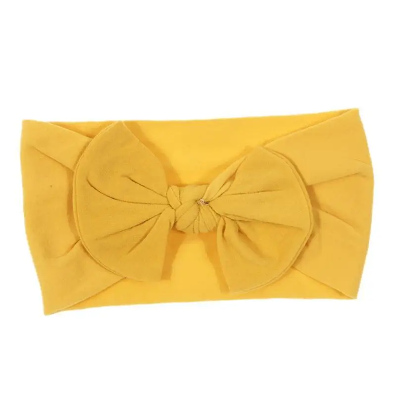 

New Baby Newborn Hair Bows Headband Elastic Chiffon Bow Nylon Kids Handmade Soft Headwraps Hair Accessories Christmas Gift